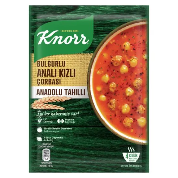 Knorr Analı Kızlı Çorbası 70 Gr