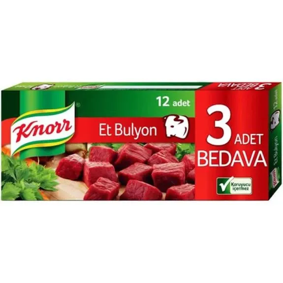 Knorr Et Suyu Bulyon 12 Li 120 Gr
