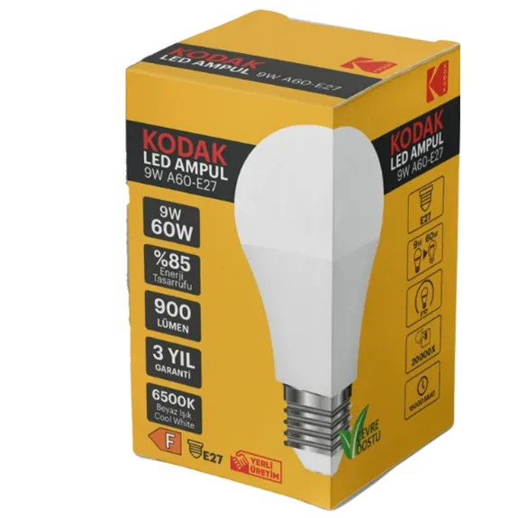 Kodak Led Ampul 9W Beyaz Işık