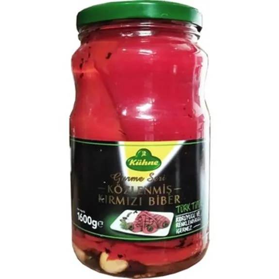 Kühne Közlenmiş Biber Net:1600 Gr Cam