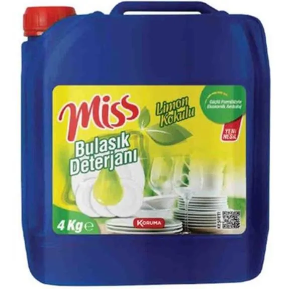 Miss Sıvı Bulaşık Deterjanı Limon 4 Kg