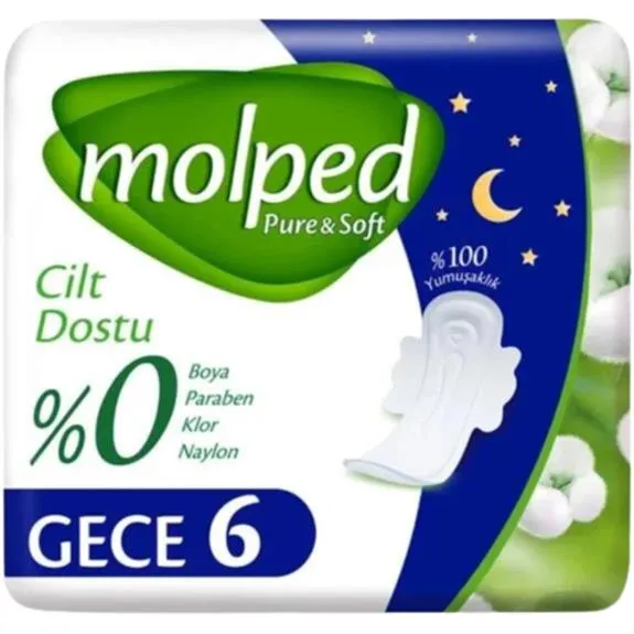 Molped Pure Soft Gece 6 Lı