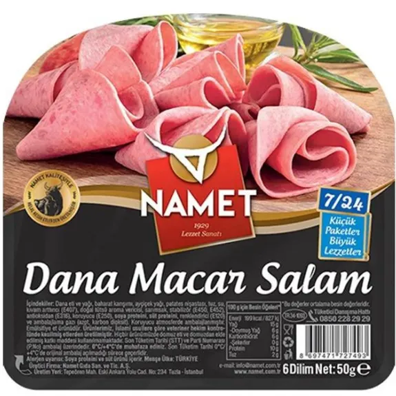 Namet 7/24 Dana Macar Salam 50 Gr