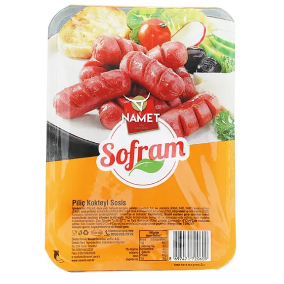 Namet Sofram Piliç Kokteyl Sosis 250 Gr