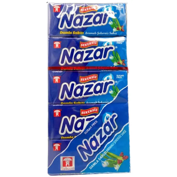 Nazar Damla Sakız Aromalı Sakız 5 Li 35 Gr