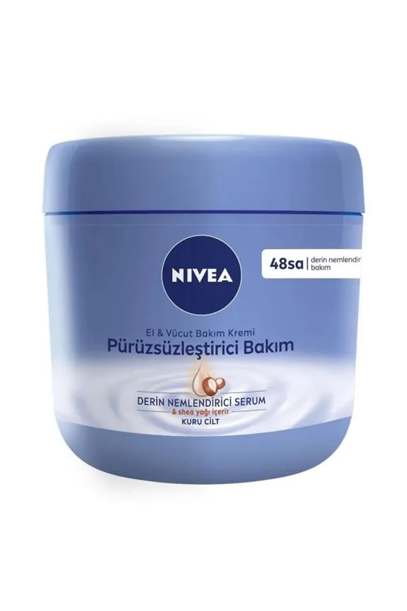 Nıvea El Vücut Bakım Kremi Pürüzsüzleştirici Bakım Kavanoz 400 Ml