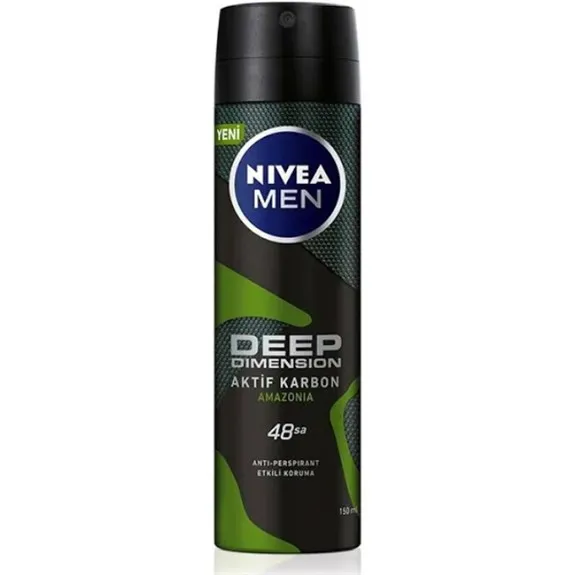Nivea Erkek Deodorant Sprey 150 Ml Deep Amazonia