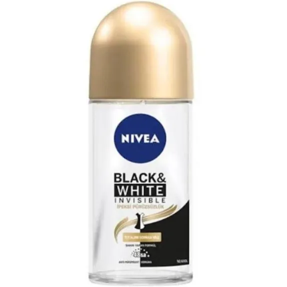 Nivea Kadın Roll-On 50 Ml Black&White İpeksi Pürüzsüzlük