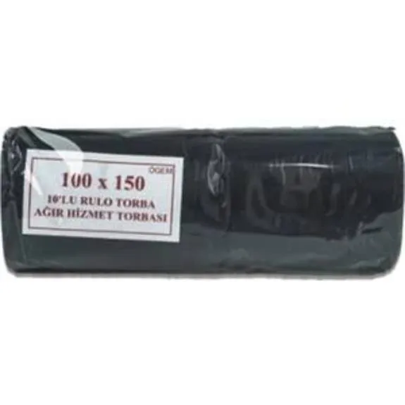 Ögem Ağır Hizmet Torbası 10 Lu (100X150) Siyah