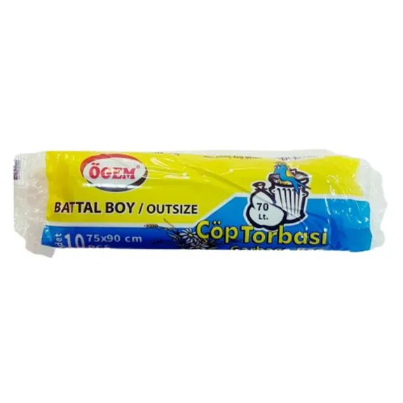 Ögem Çöp Torbası Battal Boy 10 Lu Mavi