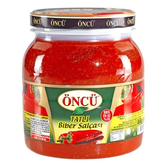 Öncü Tatlı Biber Salçası 1650 Gr Pet