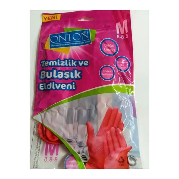 Onton Bulaşık Eldiveni 8-8,5 No Rt-Eld-M 06