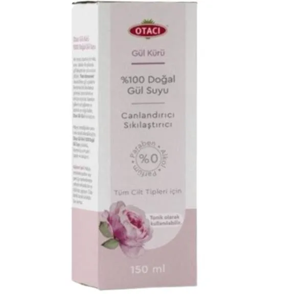 Otacı %100 Doğal Gül Suyu Canlandırıcı Ve Sıkılaştırıcı Tonik 150 Ml