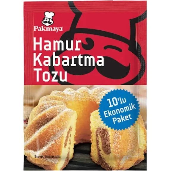 Pakmaya Hamur Kabartma Tozu 10 Lu Paket 100 Gr