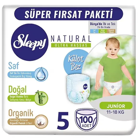 Sleepy Natural Külot Bez 5 No 100 Lü
