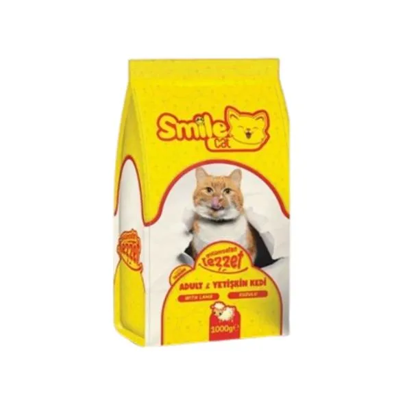 Smile Kuzulu Yetişkin Kedi Maması 1000 Gr
