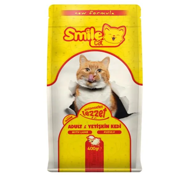 Smile Kuzulu Yetişkin Kedi Maması 400 Gr