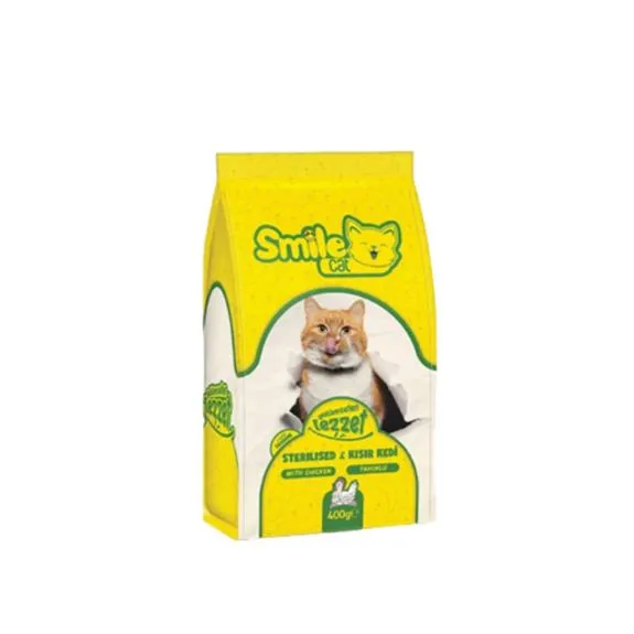Smile Tavuklu Kısır Kedi Maması 400 Gr