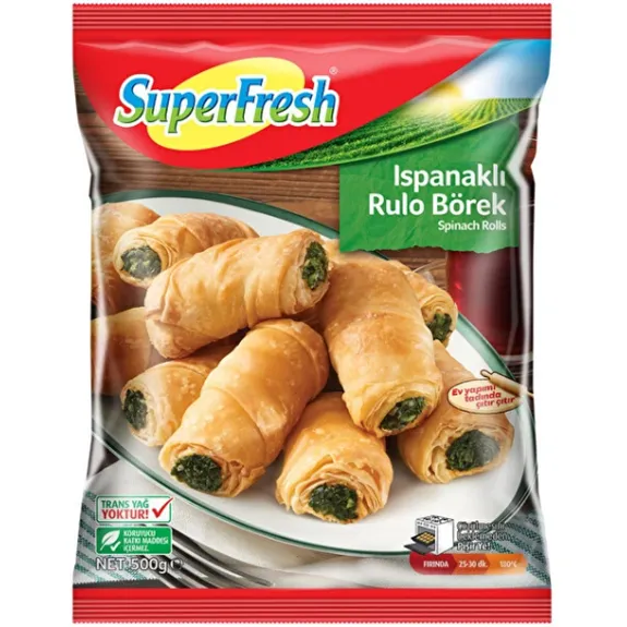 Superfresh Ispanaklı Rulo Börek 500 Gr