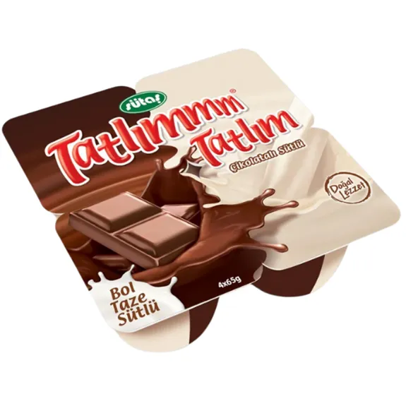 Sütaş Tatlımmm Çikolatalı Sütlü Puding 4X65 Gr