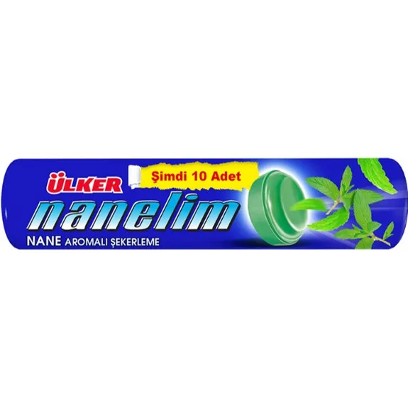 Ülker Bonbon Nane Aromalı Rulo Şeker 36 Gr