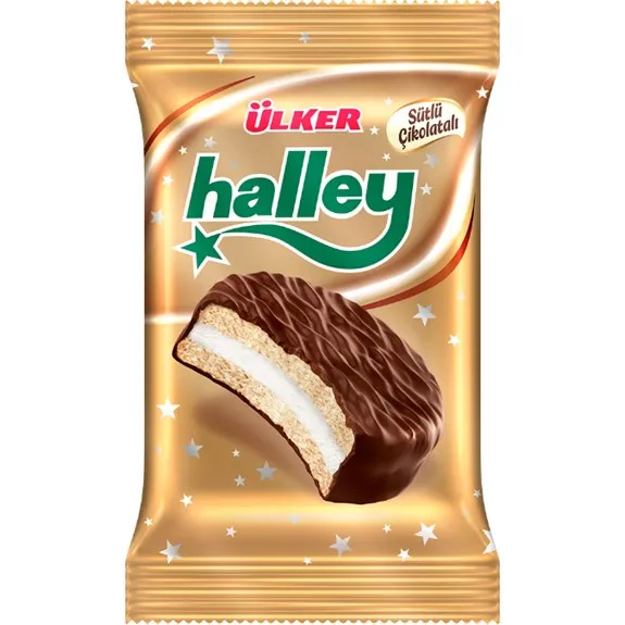 Ülker Halley Çikolatalı Sandviç Bisküvi 30 Gr