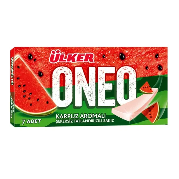 Ülker Oneo Slims Karpuz Aromalı Sakız 7 Li 14 Gr