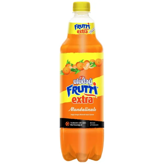 Uludağ Frutti Extra Mandalina Aromalı Gazlı İçecek 1 Lt