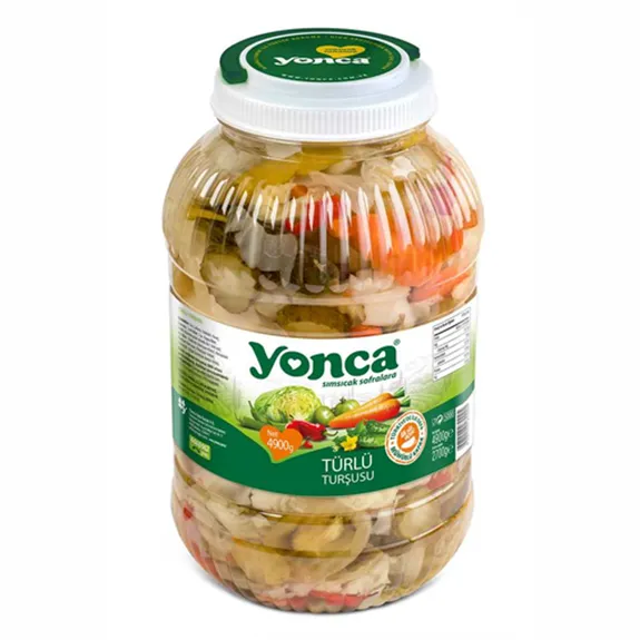 Yonca Karışık Turşu (Net : 4,9 Kg Süzme : 2,7 Kg) Pet