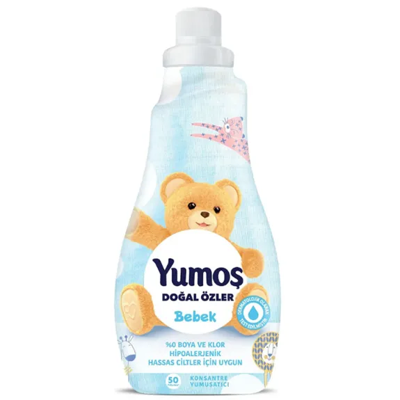 Yumoş Konsantre Yumuşatıcı Doğal Özler Bebek 1200 Ml